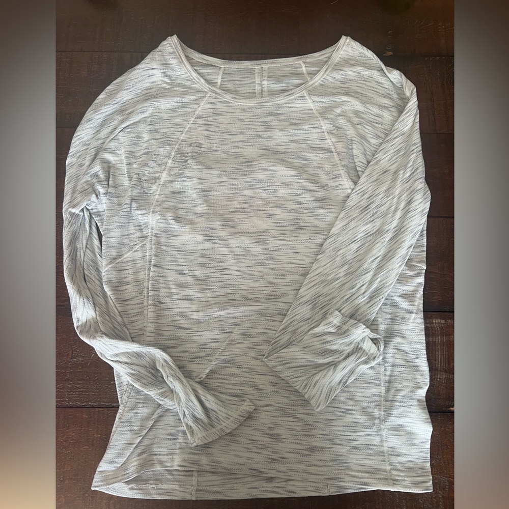 Lululemon thick material boat neck top